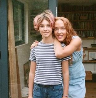 Cleo Buckman Schwimmer with her mother